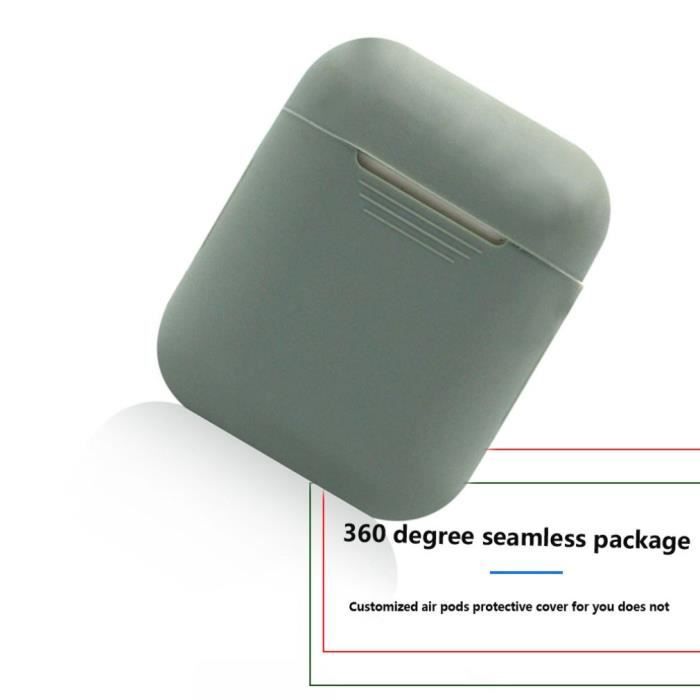 housse antichoc pour airpods étui en silicone souple étui de protection protecteur de boîte de chargement