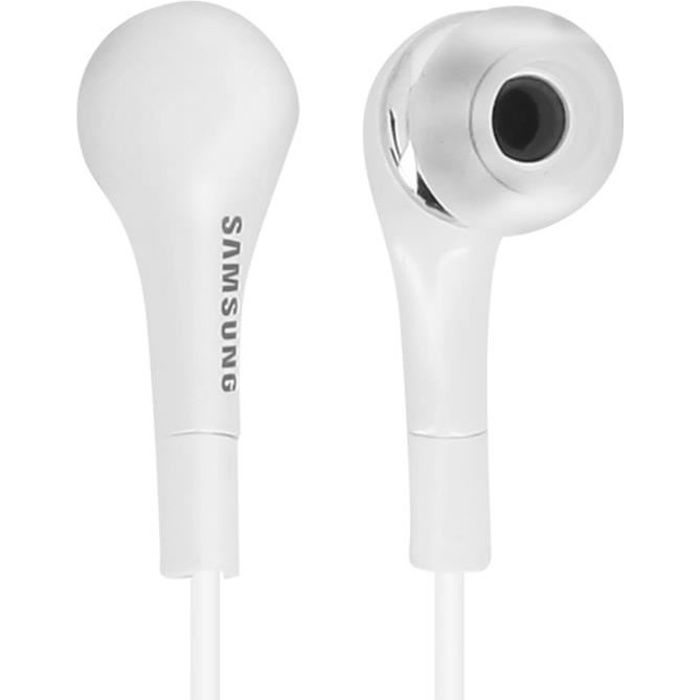 Ecouteurs Intra-auriculaires Kit Piéton d'origine Samsung EHS64AVFWE - Blanc