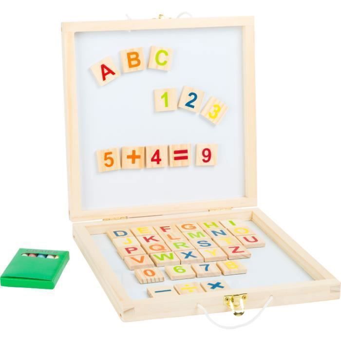 Coffret-tableau Lettres+Chiffres, aimantés