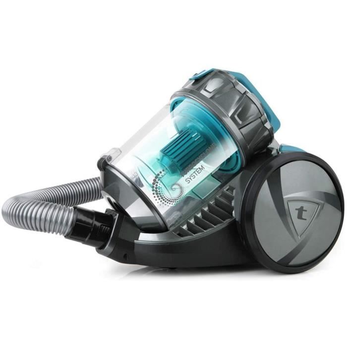 Taurus Dynamic Eco Turbo - Aspirateur traîneau sans sac avec système cyclonique, puissant pour sols durs et tapis, Eco-système