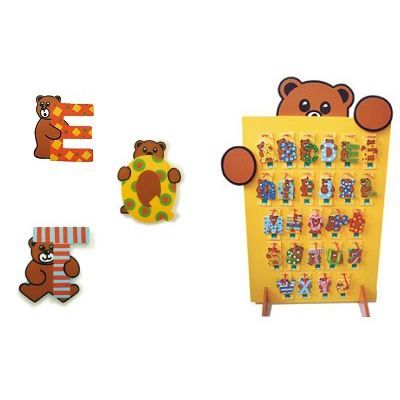 Lettre ourson en bois - Z