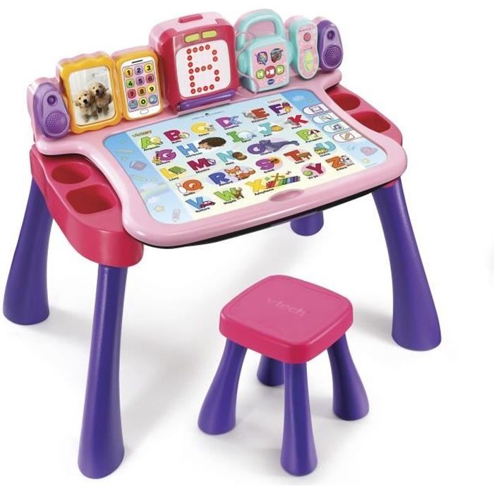 VTECH - DigiArt - Magi Bureau Interactif 4 en 1 - Rose