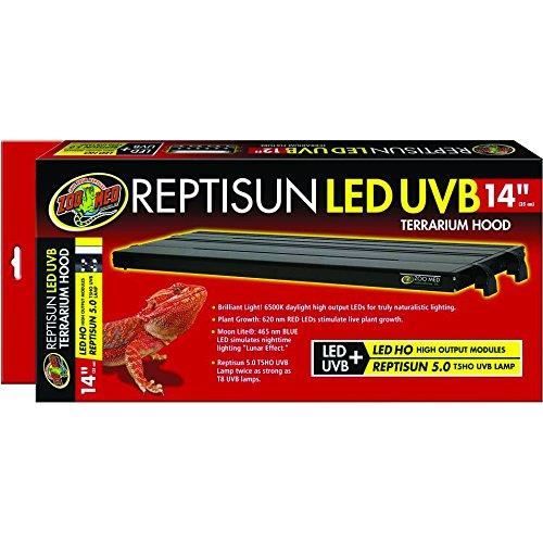 Pantalla Reptisun LED UVB Terrarium Hood 30cm-15W