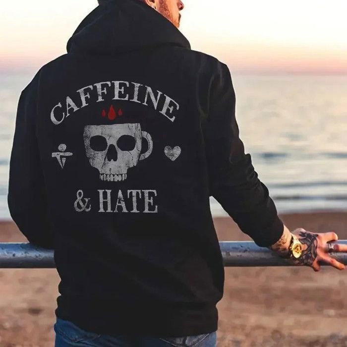 Sweat à Capuche Imprimé Tokio Hotel - Style Streetwear Unisexe, Coupe Ample, Tailles XS à 3XL - 7