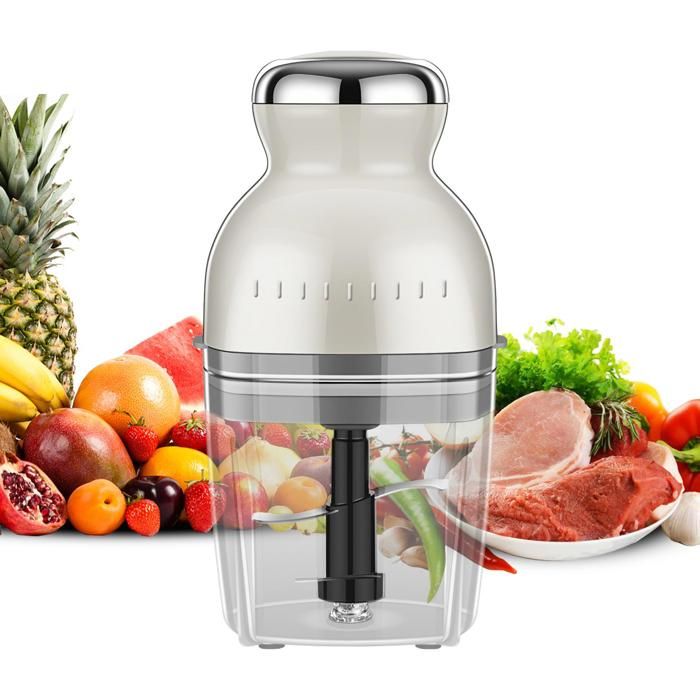 Mini mixeur et hachoir pour bébé pour toutes les étapes du sevrage bol en verre durable et lames en acier inoxydable 1L 200 W