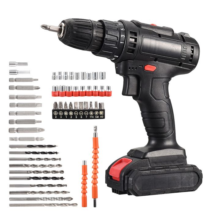 Greenworks 21 Pièces Forets Pour Perceuse électrique Et