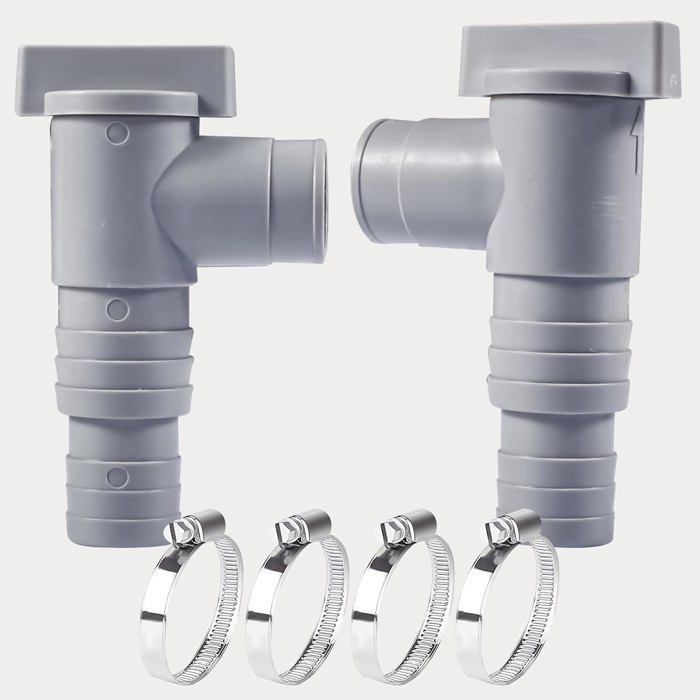 Tuyau De Pompe Pour Piscine Lot De 2 Tuyaux D'aspiration Universels Pour Pompe De Piscine - 32 Mm - 150 Cm - Avec 4 Clips De Sécurité - Tuyau De Rechange Pour