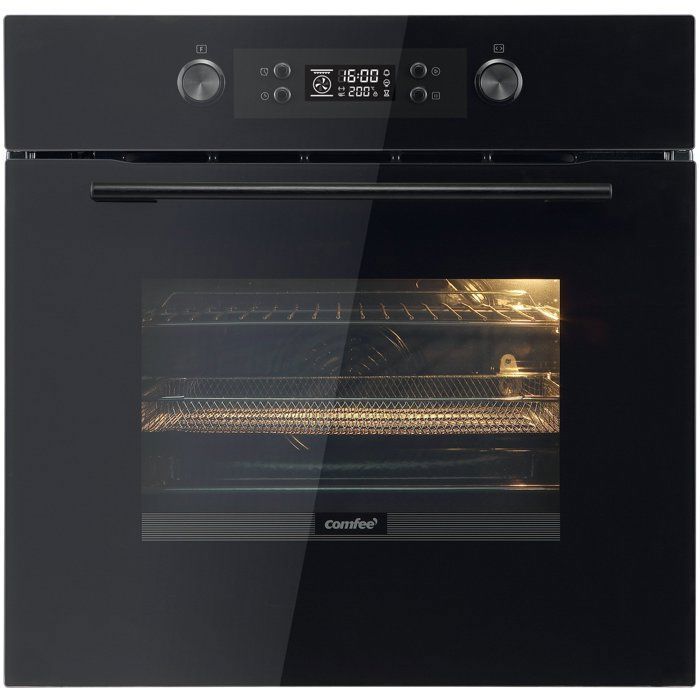 Four encastrable Pyrolyse Friteuse à air chaud - 72L - COMFEE CBO65P80E0-BK - Noir - Classe A
