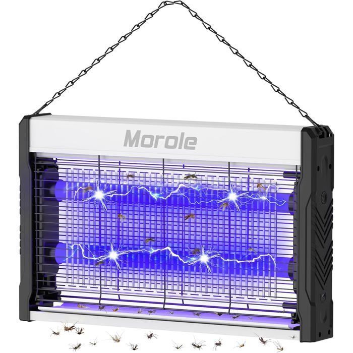 Lampe Anti-Moustiques 3200V – 2 UV LED 360-400nm – Électrique pour Intérieur/Extérieur – Sans Produit Chimique – Silencieuse