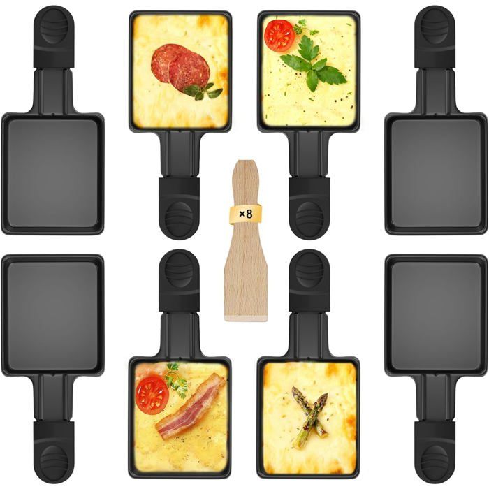 Coupelle raclette antiadhésive - KAL -8 Poêlons Antiadhésifs Avec ...