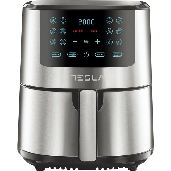 Tesla Friteuse à air chaud air fryer 5l 1300w noir/inox - af501bx - Tesla