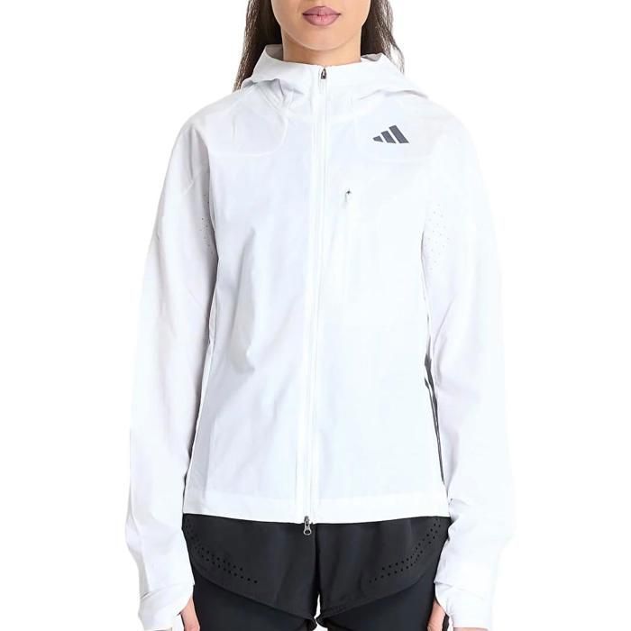 Veste de Running Blanc Femme Adidas Adizero