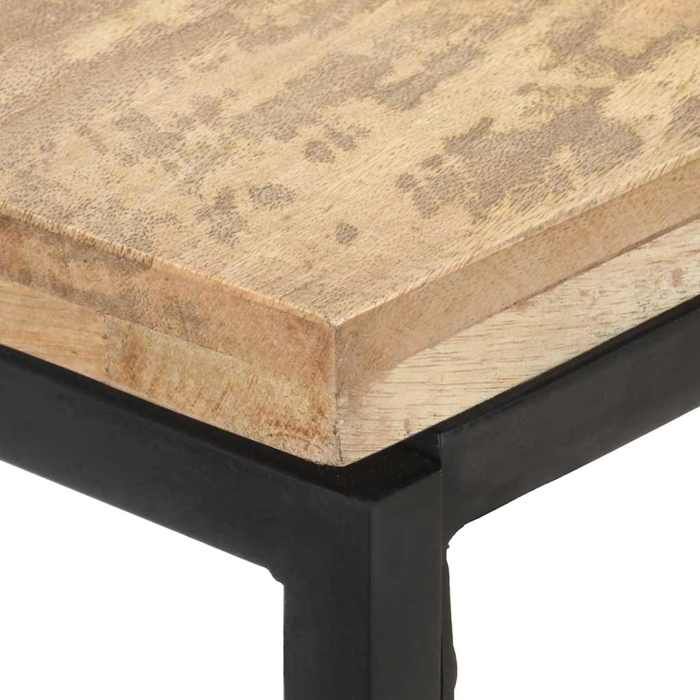 (Vente chaude)Table console - SHELD - Armoire dentrée - Pour salon - 110x35x75cm Bois de manguier massif M7284563