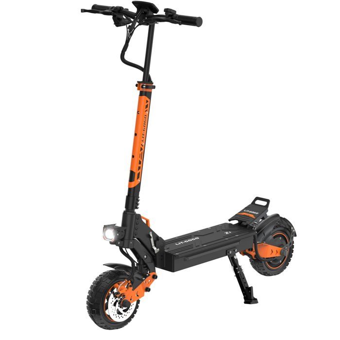 SUMEIDE  LIT-Z1 Trottinette &Eacute;lectrique - Moteur 800W Batterie 48V156AH Freins &agrave; Disque Design Pliable - Orange
