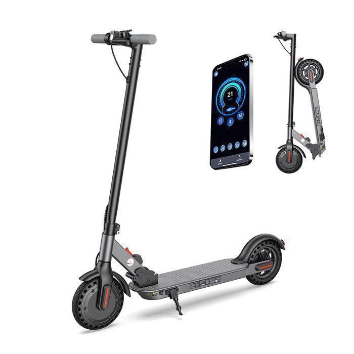 Trottinette Électrique Pliable pour Adultes8.5 Grand Autonomie 24-34km Batterie 36V 7.8Ah Moteur 500W3 Vitesses120kgNoir