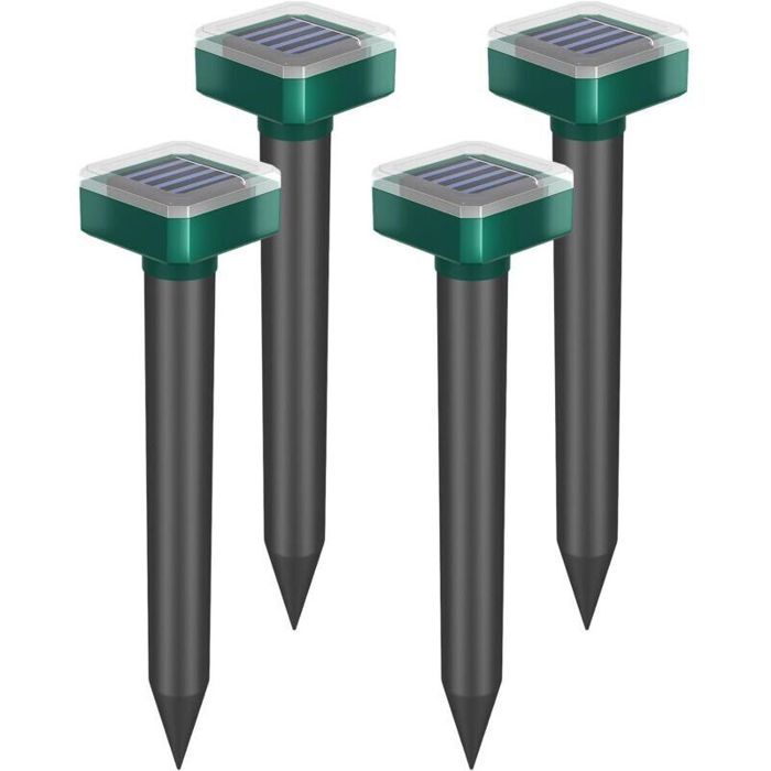 Répulsif à Serpents - Alimentation solaire Zone de couverture 650m² - Jardin et extérieur - IPX44 étanche