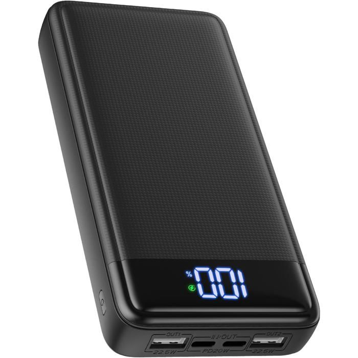 Batterie Externe 26800Mah 22.5W Power Bank Batterie Portable Usb C Input & Output Pd3.0 Qc4.0 Charge Rapide Chargeur Portable Av Batterie Externe 26800Mah 22.5W Power Bank Batterie Portable Usb C Input & Output Pd3.0 Qc4.0 Charge Rapide Chargeur Portable Av