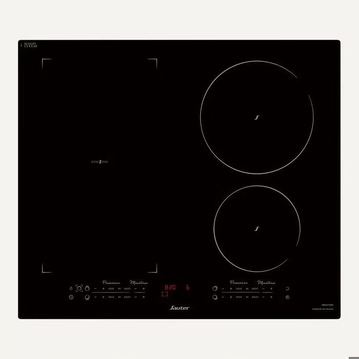 Plaque à induction encastrable Sauter Horizone Boil 14 positions de cuisson 3 accès directs Booster