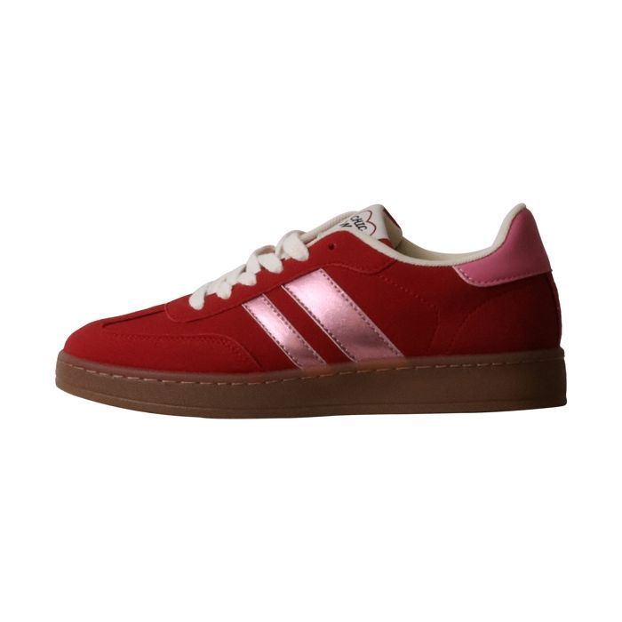 Basket à Lacets Super Mode Chicmuse Paris - Rouge Basket à Lacets Super Mode Chicmuse Paris - Rouge