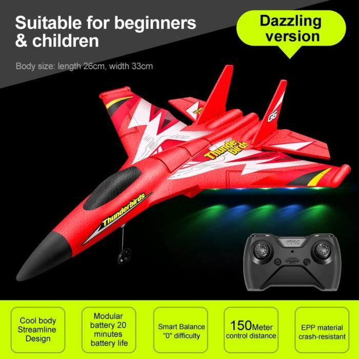 Avion téléguidé maxxus 2.4G 6CH avec avion volumétrique 360° avec