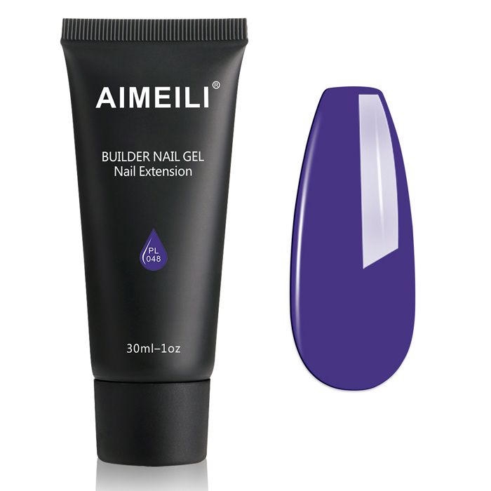 AIMEILI Extention Gel Pour Ongles, Néon Orange Builder