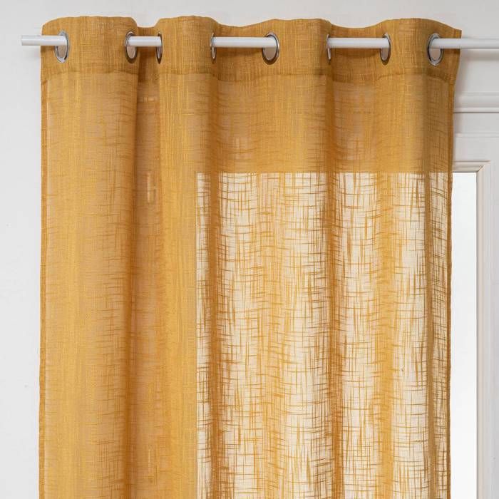 Tenda In Lino ATMOSPHERA CREATEUR D'INTERIEUR Alton, Colore Beige, Dimensioni 140x240 Cm, Lavaggio A Mano