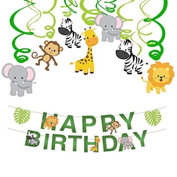 Support A Decorer Tourbillons De Fete Et Banniere Joyeux Anniversaire Foret Animaux Decorations De Fete Kit Plafond Decor A La Mais Achat Vente Banderole Banniere Soldes Sur Cdiscount Support A Decorer Tourbillons De Fete Et Banniere Joyeux Anniversaire Foret Animaux Decorations De Fete Kit Plafond Decor A La Mais Achat Vente Banderole Banniere Soldes Sur Cdiscount