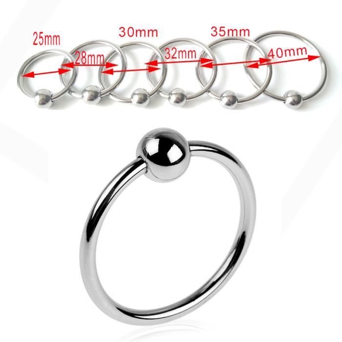 Anneau De Pénis En Acier 5 Mm - Cockring Glans Steel Par Kiotos