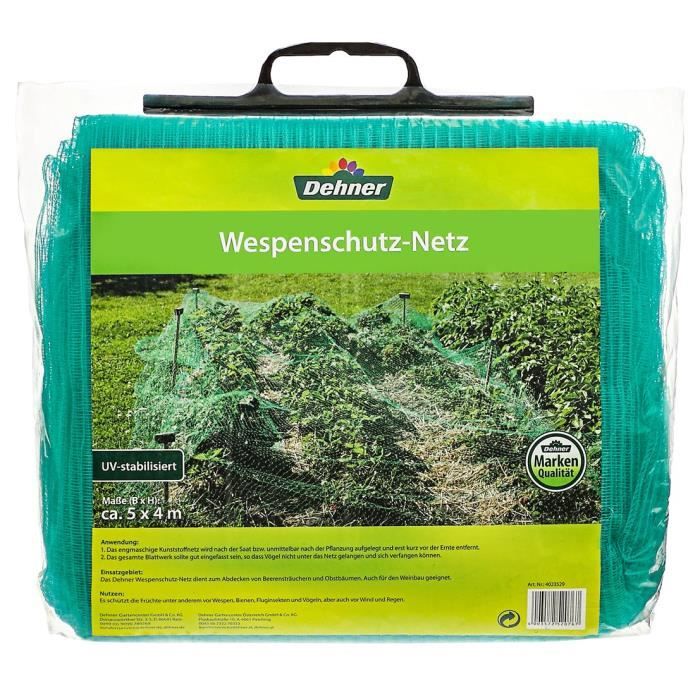 Filet De Jardin GARDENIX 2x10m - Maillage 15x17cm - Support Pour Plantes Grimpantes + 100 Clips - Vert