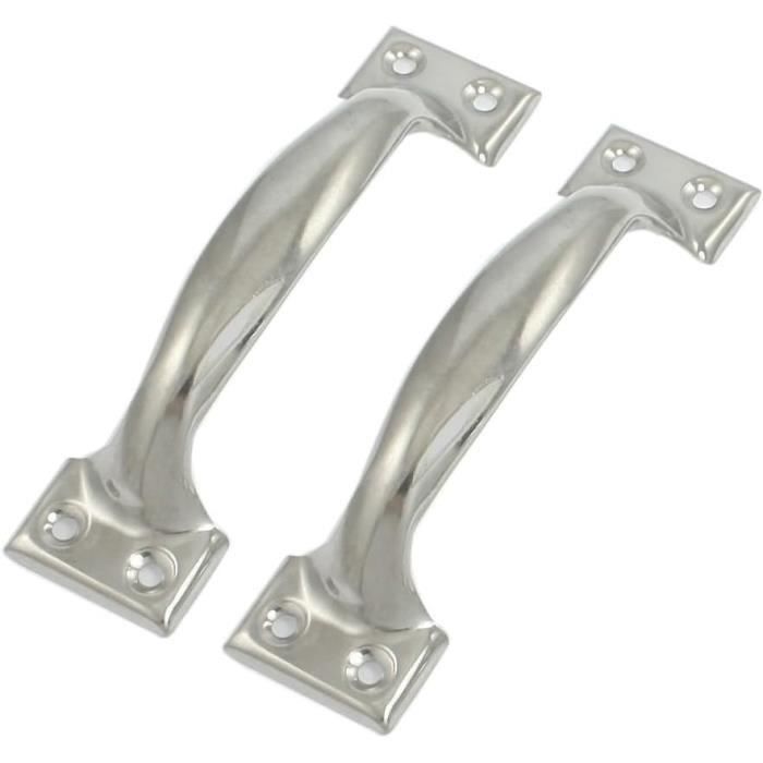 4 Supports De Tringle En Acier Inoxydable - Coude à Deux Voies, Pour Tringle Jusqu'à 26mm, Idéal Placard Ou Douche - 3