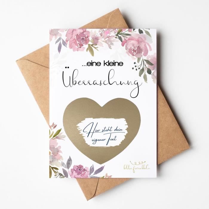 Lot De 5 Cartes À Gratter Pour Écrire Soi-Même