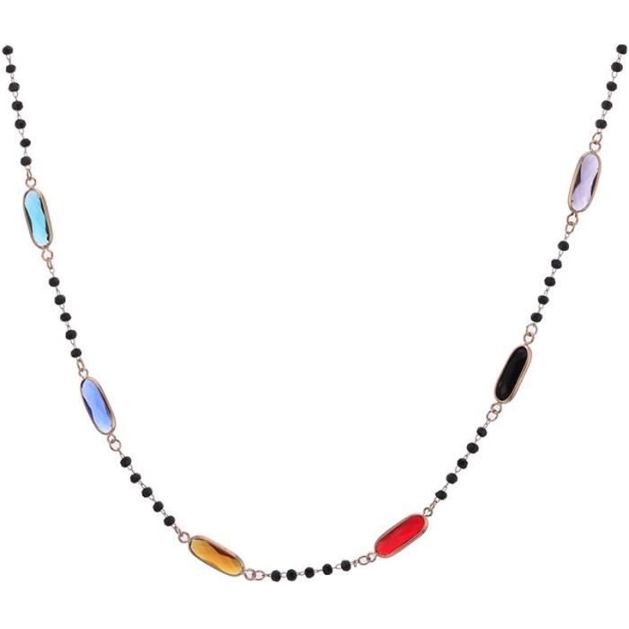 Collier & Boucles D'Oreilles Cristal Plaqué Argent Pour Mariage - Bijou Femme Cérémonie