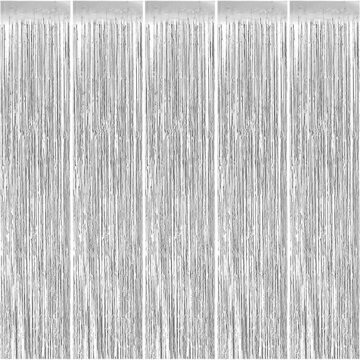 Rideau à Franges Feuille D'or Pour Photomaton - 1x2 M - Thème Disco Années 70-80, Décoration De Fête - 2