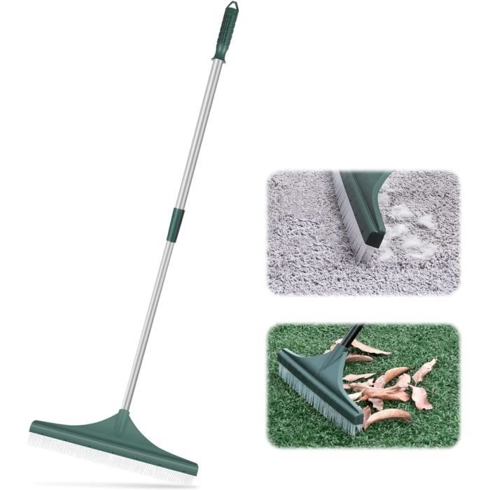 Râteau Pour Gazon Artificiel Easylife - Brosse à Poils Polyamide - Poignée Télescopique 110-150 Cm - Nettoyage Facile