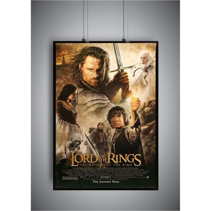 Poster affiche The Lords Of The Rings The Fellowship Of The Ring Movie  Culte - A4 (21x29,7cm)