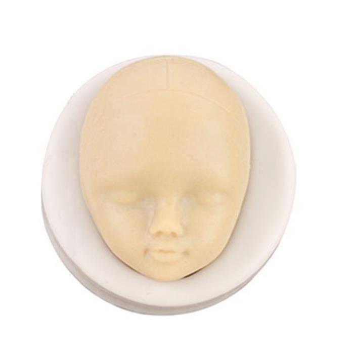 3d Bebe Tete Gateau En Silicone Moule Fille Visage Pudding Fondant Moule De Cuisson Au Chocolat Couleur Aleatoire Cdiscount Maison