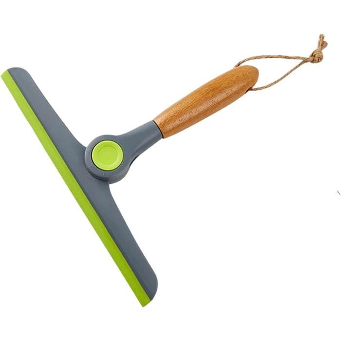 Raclette de Douche Raclette pour vitres,Raclette de fenêtre Tout U avec Lame en Caoutchouc de