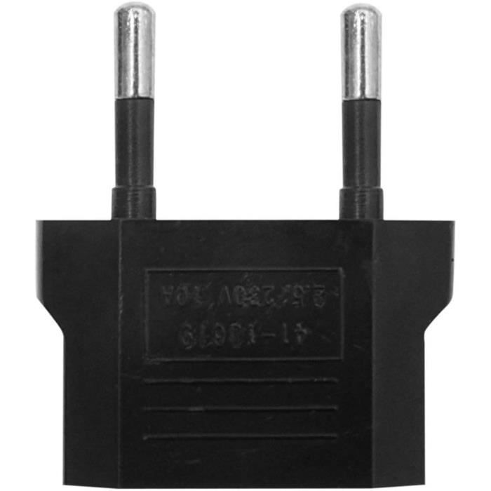 Adaptateur Secteur US Chine vers Prise EU France Europe Voyage USA[385]