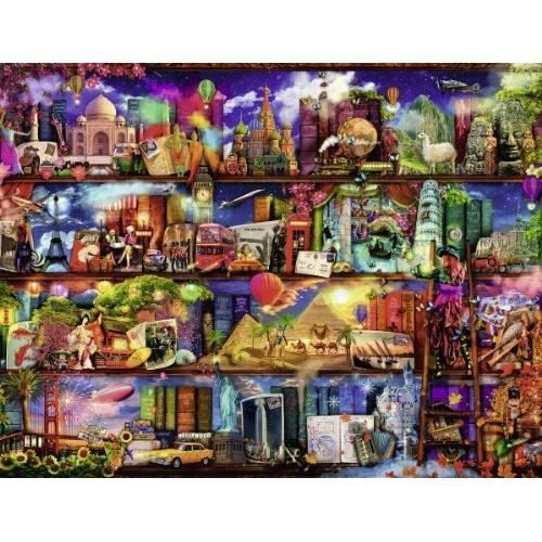 Puzzle - Ravensburger - World of Books - 2000 pièces - Multicolore