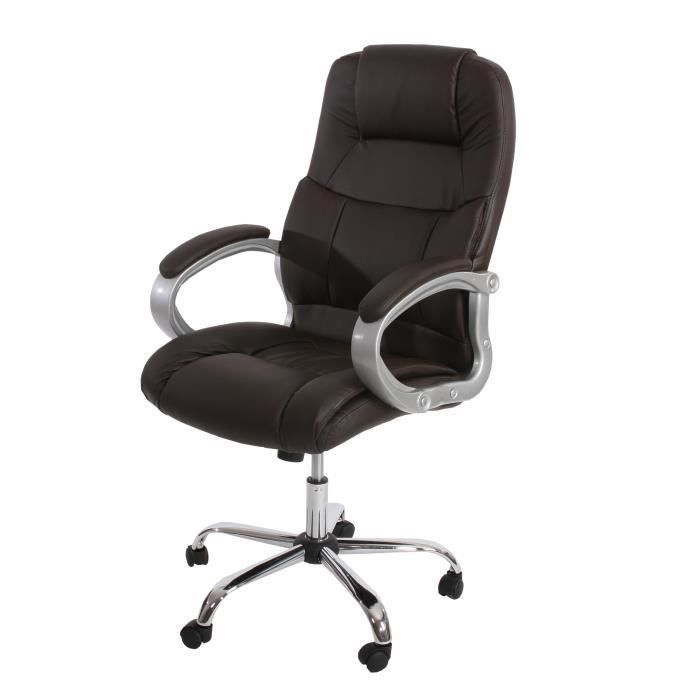 Fauteuil De Bureau Americain Boston Xxl Charge 150kg Pu Marron Achat Vente Chaise De Bureau Soldes Sur Cdiscount Des Le 20 Janvier Cdiscount