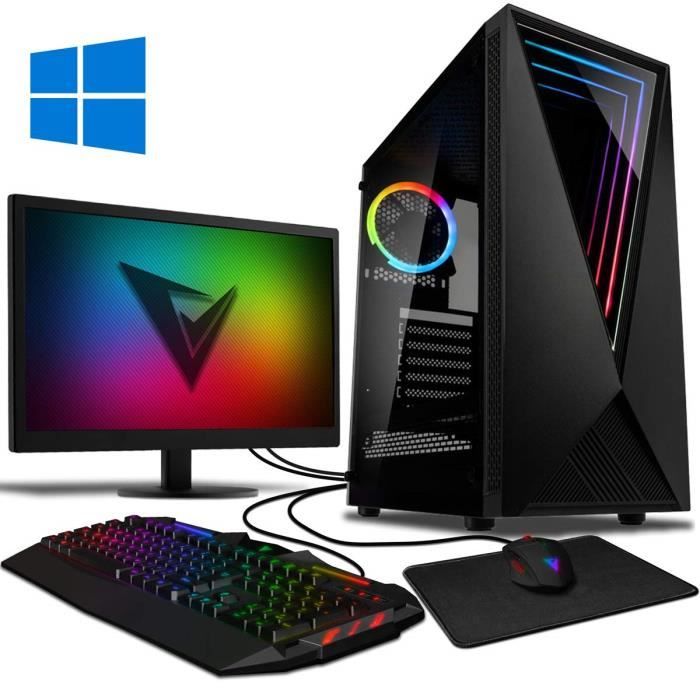 Ordinateurs De Bureau Tout En Un Vibox Killstreak Sa8 75 Pc Gamer Ordinateur Avec 2 Jeux Gratuits Windows 10 Os 22 Hd 377213 Prix Pas Cher Cdiscount