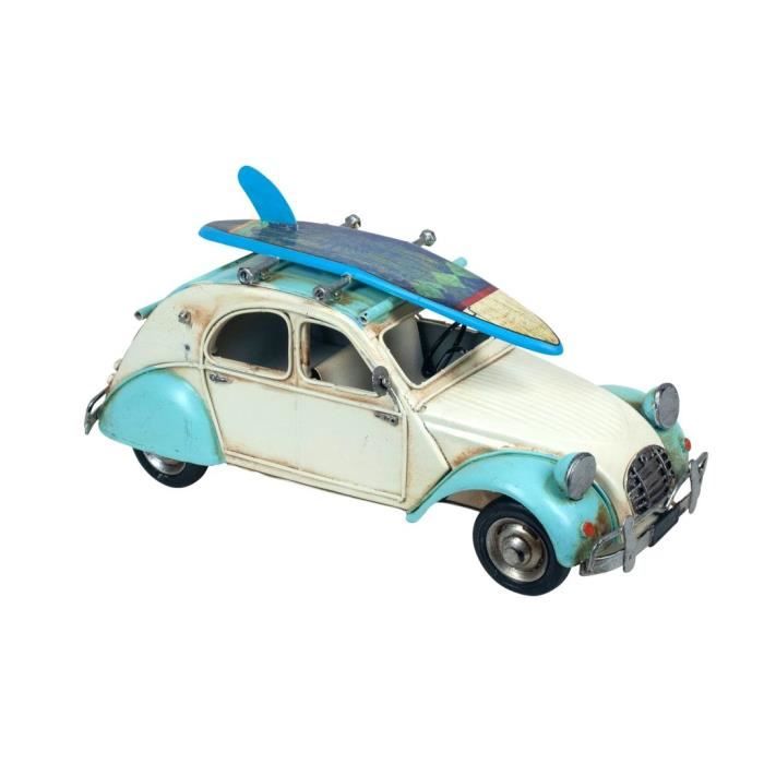 2cv Bicolore Blanc Ciel Miniature Metal Voiture Retro Decoration Surf 27cm Collection Cdiscount Maison 2cv Bicolore Blanc Ciel Miniature Metal Voiture Retro Decoration Surf 27cm Collection Cdiscount Maison