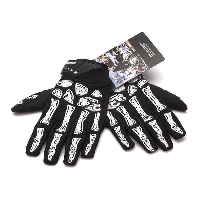 Gants moto squelette Clearance