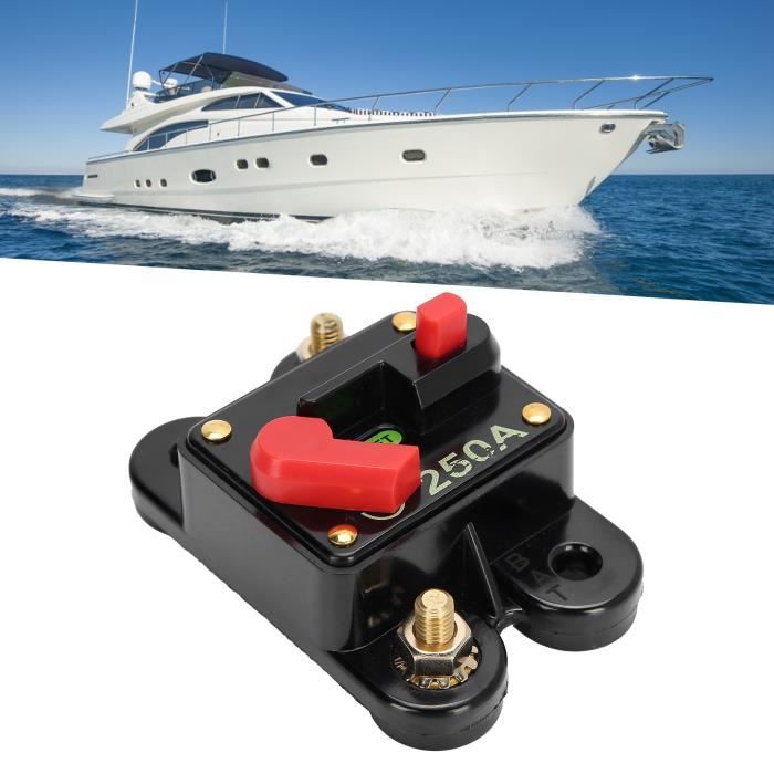 Disjoncteur Automatique Réarmable 50A Pour Voiture, Bateau - 12V-24V, Protection Contre Les Surintensités - 10