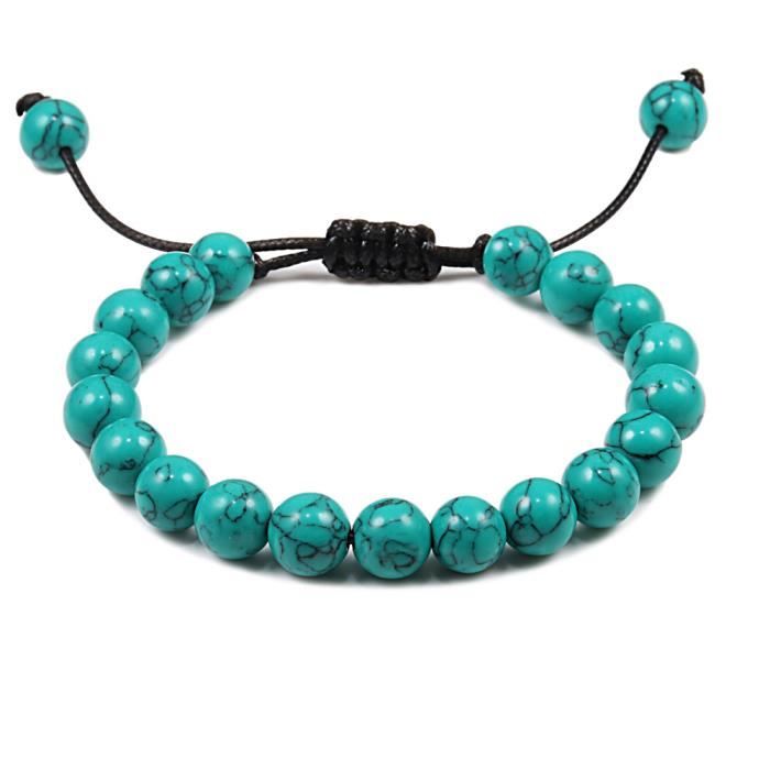 Bracelet Réglable En Jade De Chine Poli - Perles 8mm Qualité AA, Fermoir Dauphin, Neuf Avec étiquettes
