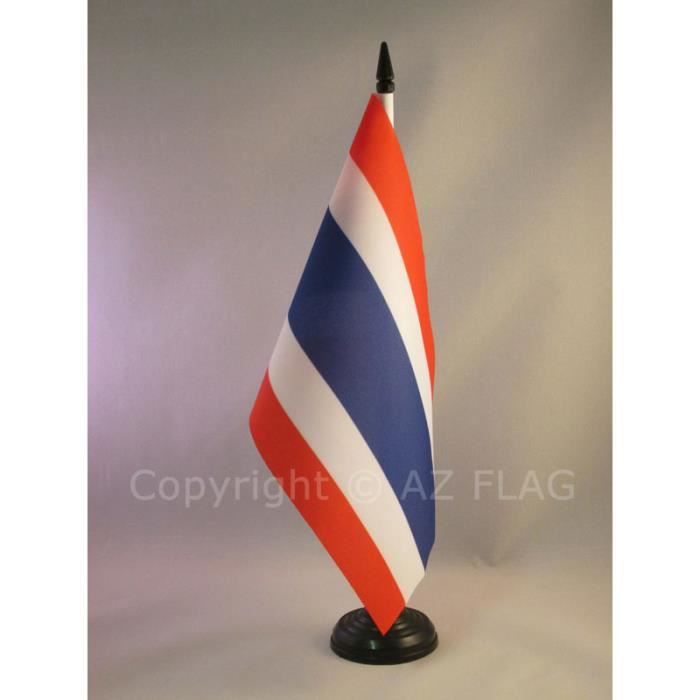 Drapeau Sur Hampe Thaïlande 15 X 22 Cm - MaxFlags - Monsieur-des-Drapeaux