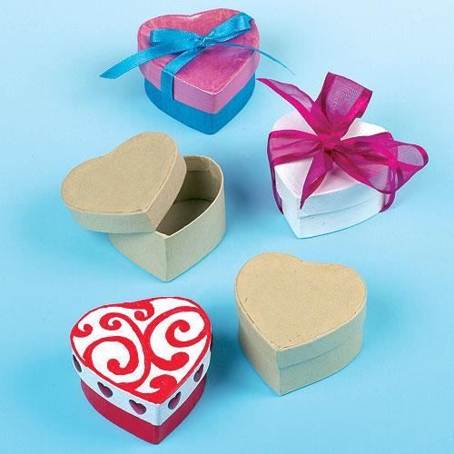 Boîtes en forme de cœur à personnaliser (Lot de 8) - Idéal pour la St Valentin ou la Fête des mères