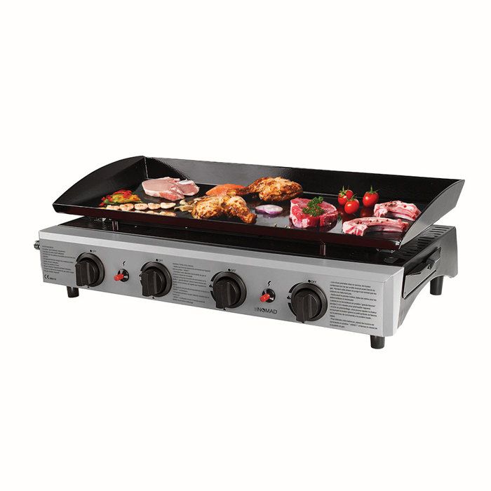 Plancha gaz 4 brûleurs