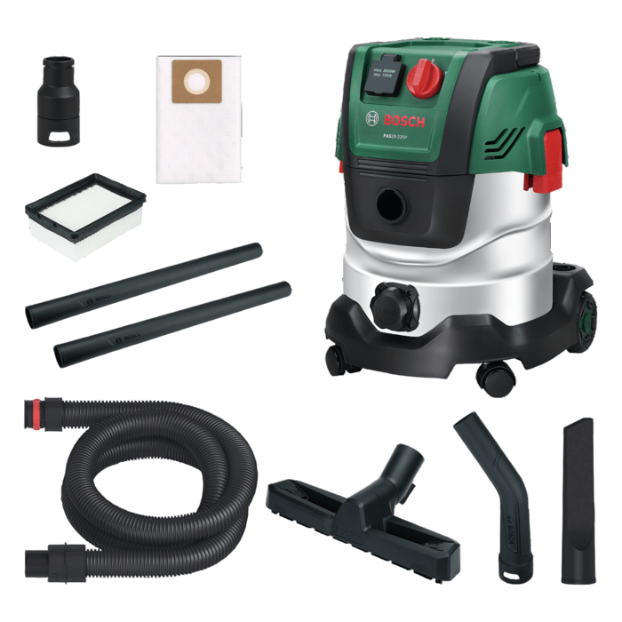 Aspirateur universel BOSCH PAS 20 220PRS 65 / Réservoir 220 mbar