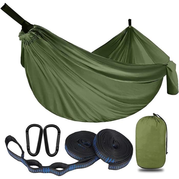 Grand Hamac Aérien Triangulaire pour Arbre de Camping Hamac Portable Multi-Personnes Conception pour 3 Personnes pour Voyage Arrière-Cour Extérieur Jardin Camping